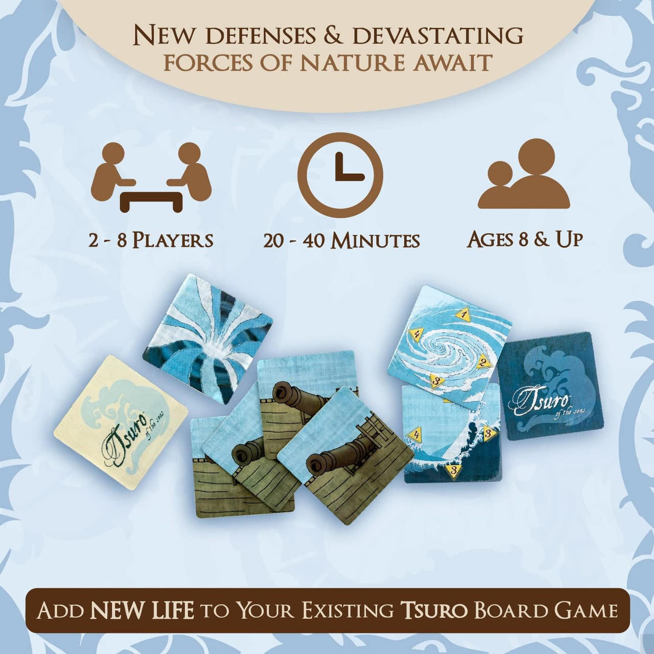 Calliope Games Tsuro: Veterans of the Seas Expansion